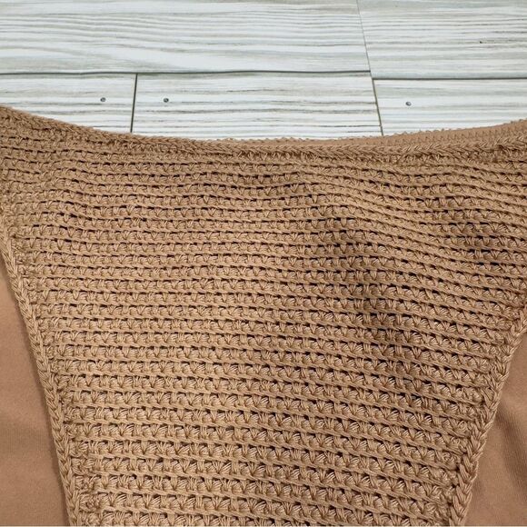 NWT VICTORIA’S SECRET NUDE CROCHET‎ BIKINI BOTTOM WITH SEA SHELL CHARMS LARGE - Picture 2 of 7